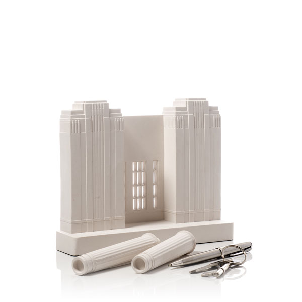Battersea Power Station Model. Product Shot Front View. Architectural Sculpture by Chisel & Mouse