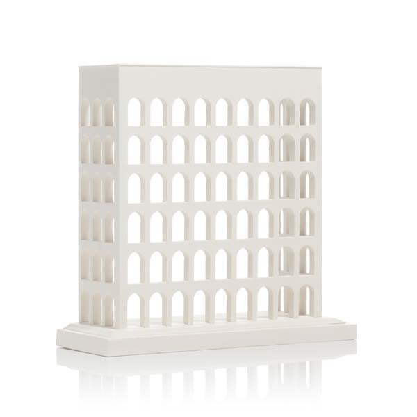 Colosseo Quadrato Model. Product Shot Front View. Architectural Sculpture by Chisel & Mouse