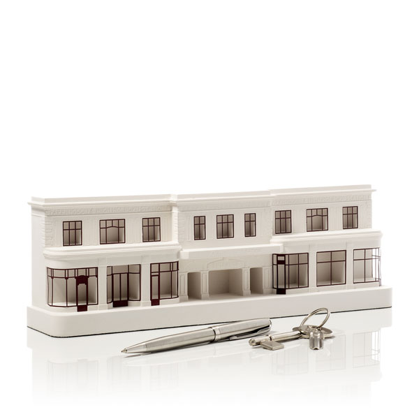 Farringdon Station Model. Product Shot Front View. Architectural Sculpture by Chisel & Mouse