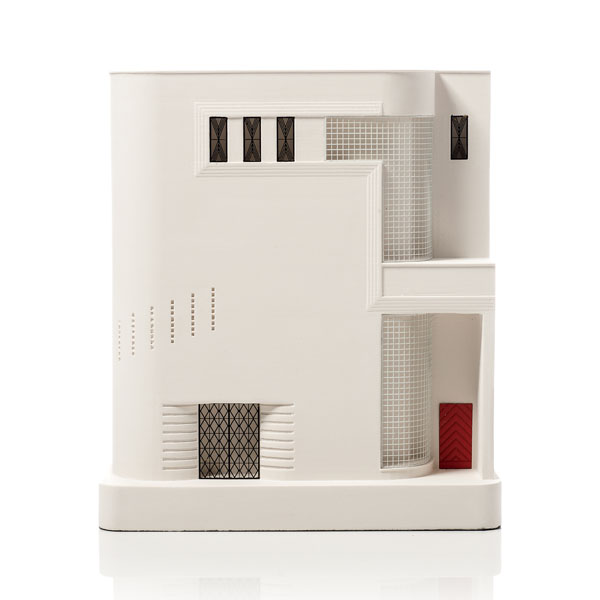 Fisher Apartments Model. Product Shot Front View. Architectural Sculpture by Chisel & Mouse