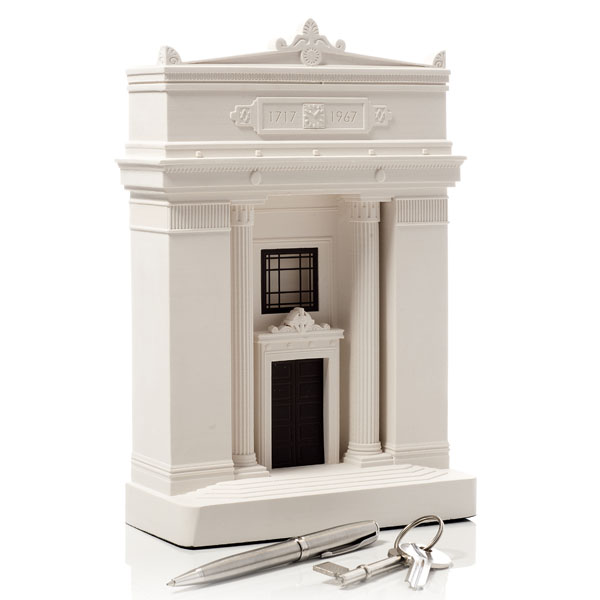 Freemasons Hall Model. Product Shot Front View. Architectural Sculpture by Chisel & Mouse