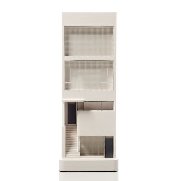 Lescaze House Model. Product Shot Front View. Architectural Sculpture by Chisel & Mouse