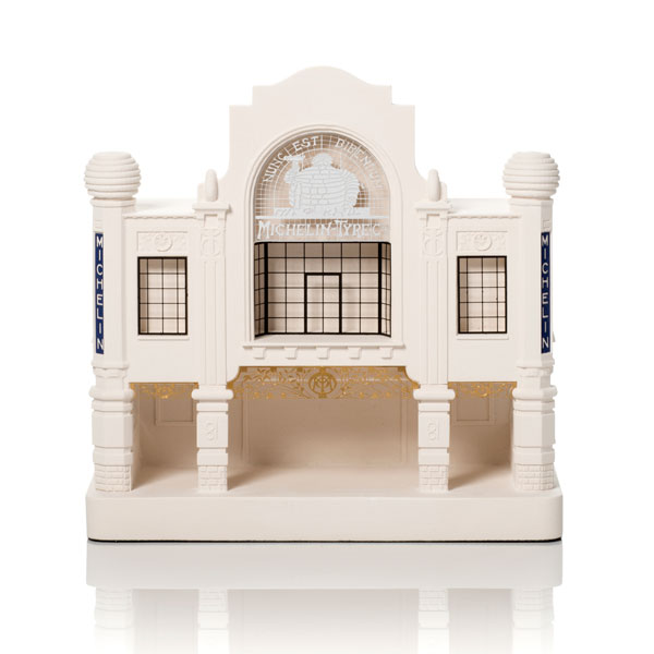 Michelin House Model. Product Shot Front View. Architectural Sculpture by Chisel & Mouse