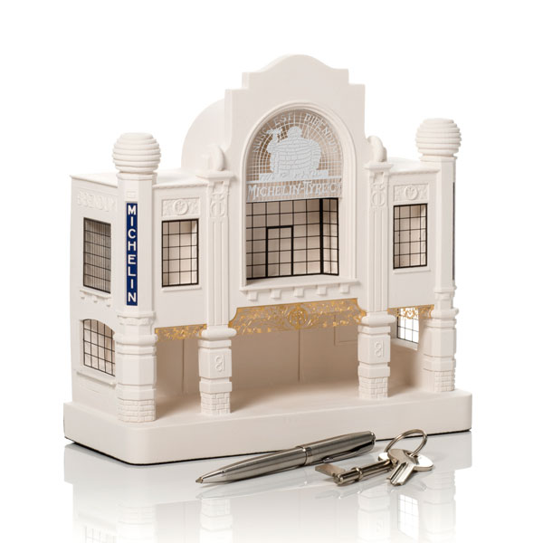 Michelin House Model. Product Shot Front View. Architectural Sculpture by Chisel & Mouse