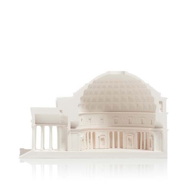 Pantheon Model. Product Shot Front View. Architectural Sculpture by Chisel & Mouse