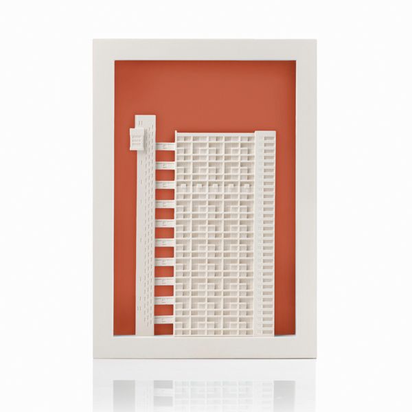 Trellick Tower PopArc Model. Product Shot Front View. Architectural Sculpture by Chisel & Mouse