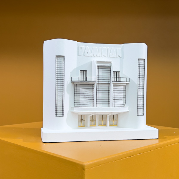 dominion acton cinema Model. Product Shot Front View. Architectural Sculpture by Chisel & Mouse