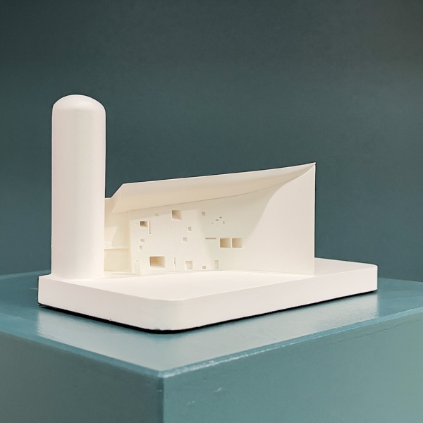 Notre Dame Du Haut Model. Product Shot Front View. Architectural Sculpture by Chisel & Mouse