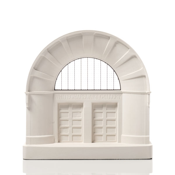 Whitechapel Art Gallery Model. Product Shot Front View. Architectural Sculpture by Chisel & Mouse