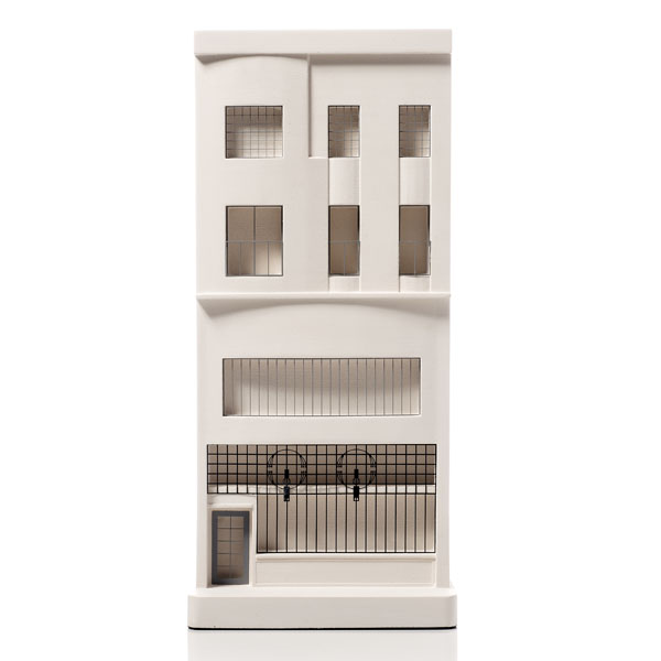 Willow Tearooms Model. Product Shot Front View. Architectural Sculpture by Chisel & Mouse