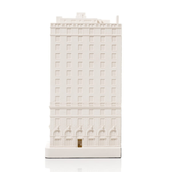 1020 Fifth Avenue Model. Product Shot Front View. Architectural Sculpture by Chisel & Mouse