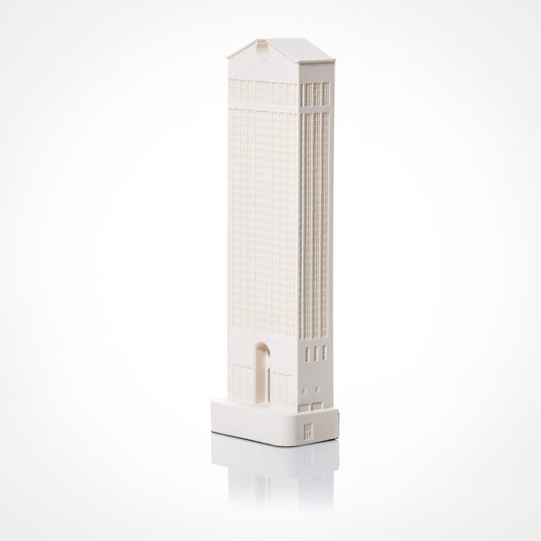 AT and T Building Model. Product Shot Side View. Architectural Sculpture by Chisel & Mouse