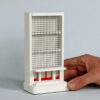 Bauhaus Dessau Mini Entrance Model. Product Shot Side View. Architectural Sculpture by Chisel & Mouse