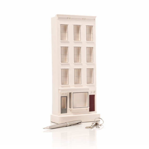 Bleecker Street Model. Product Shot Side View. Architectural Sculpture by Chisel & Mouse
