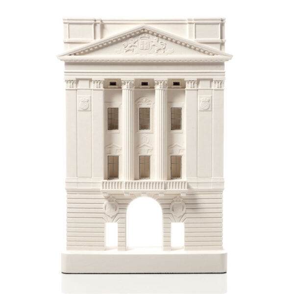 Buckingham Palace Model. Product Shot Front View. Architectural Sculpture by Chisel & Mouse