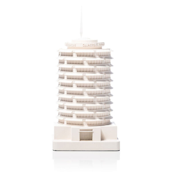 Capitol Records Model. Product Shot Front View. Architectural Sculpture by Chisel & Mouse