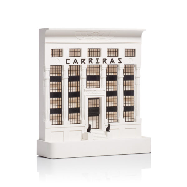 carreras black cat factory Model. Product Shot Side View. Architectural Sculpture by Chisel & Mouse