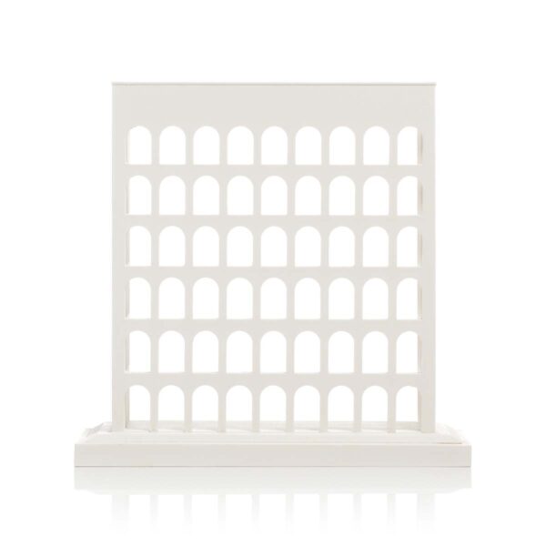 Colosseo Quadrato Model. Product Shot Front View. Architectural Sculpture by Chisel & Mouse