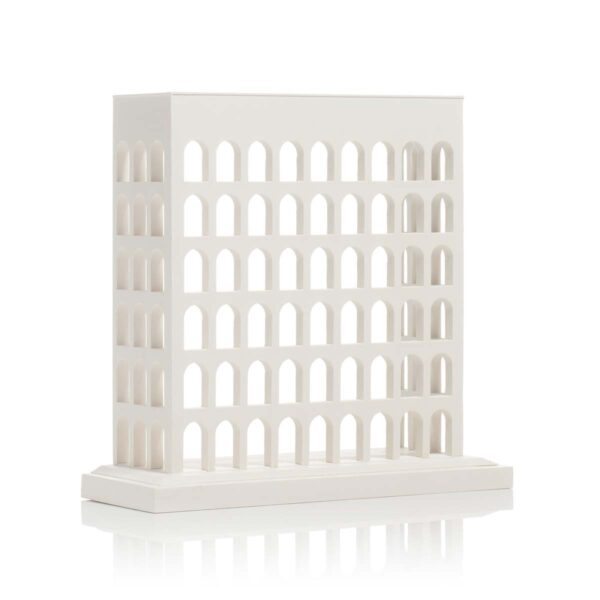 Colosseo Quadrato Model. Product Shot Side View. Architectural Sculpture by Chisel & Mouse