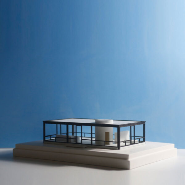 Glass House. Product Shot Front View. Architectural Sculpture by Chisel & Mouse