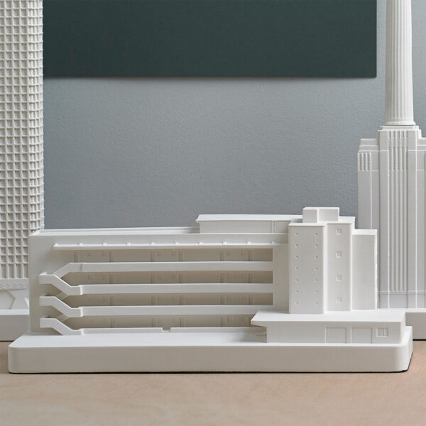 Isokon Building Model. Lifestyle Shot. Architectural Sculpture by Chisel & Mouse
