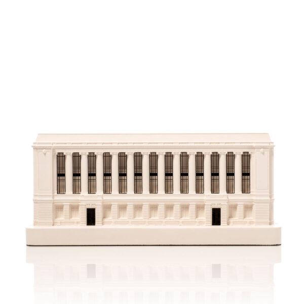 Science Museum Model. Product Shot Front View. Architectural Sculpture by Chisel & Mouse