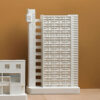 Trellick Tower Model. Lifestyle Shot. Architectural Sculpture by Chisel & Mouse