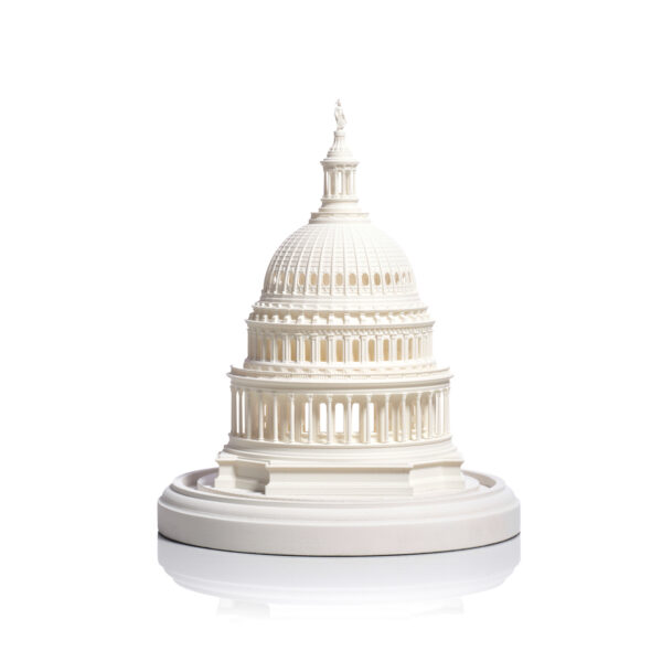 US Capitol Dome. Product Shot Front View. Architectural Sculpture by Chisel & Mouse