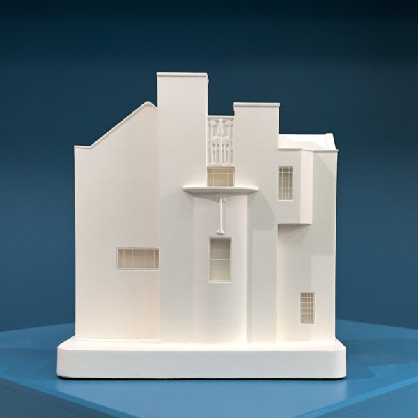 house of an art lover Model. Product Shot Front View. Architectural Sculpture by Chisel & Mouse